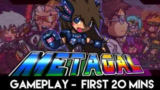 METAGAL Gameplay - PS Vita (also on PS4 and Nintendo Switch)