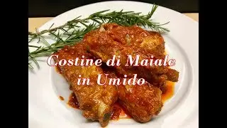 Costine di maiale in umido - Piatto saporito