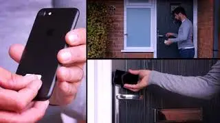 SmartLock from Everest (a keyless lock that you can open with a phone)