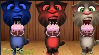 Talking tom eating show || Talking tom funny videos || Talking tom || bk billu101 Odia 🍉🥯🍧