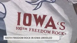 100th Freedom Rock unveiled at Adventureland