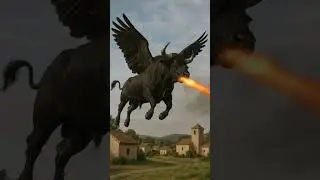 Flying beast🐃 #3d #3danimation #animals #animation #buffalo #buffalovideo