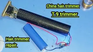 How to repair vintage t9 hair trimmer  |  vintage t9 hair trimmer kaise repair #vintage #vintaget9