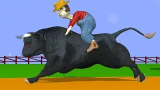 JUCA PAÇOCA e o TOURO JORJÃO, CARNEIRO BRAVO, DINOSSAURO, # MELHORES HISTÓRIAS, desenho animado 3D
