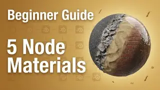 5 node based procedure materials for absolute beginners in blender#blender #blendertutorial