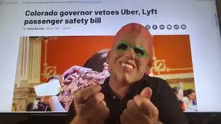 Colorado Governor vetoes Uber and Lyft passenger and driver safety bill.