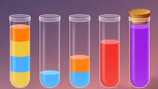Level 131-135/Sort Water Color/Satisfying Game #games