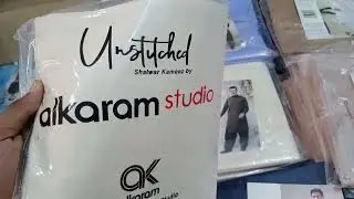 Alkaram Studio | Unstitched Fabric For Men's | Summer Collection| American Soft Cotton | AhmadCenter
