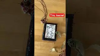 Tiny Botanical Journal in my Etsy shop. #junkjournal #diy #etsyhandmade #art #books