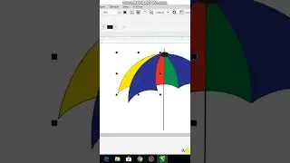 How to make umbrella design in coreldraw. simple and easy umbrella design in coreldraw