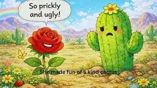 The Proud Rose and the kind Cactus