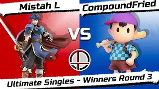 Should've Teched #22 - Mistah L (Marth) Vs CompoundFried (Ness) Winner's round 3
