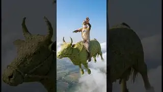 cow  made from palm leaves | mini woods toys | wooden crafting #ai​ #cow​ #craft​ #shorts
