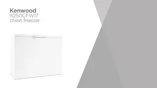 Морозильный ларь Kenwood K250CFW17 &mdash; белый | Обзор продукта | Currys PC World