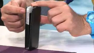 Xcase Ultrad&uuml;nnes Schutzcover f&uuml;r iPhone 5, schwarz, 0,3 mm