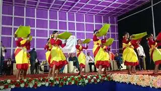 School program group dance, competition 