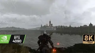 [8K60] The Witcher 3 Ultra modded - LIMA LM + Blitz FX + No tree's | RAYTRACING