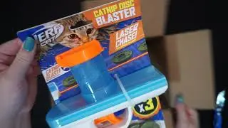 Nerf Catnip Disc Blaster ASMR Unboxing