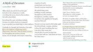 A Myth of Devotion Analysis