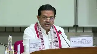 Hon'ble B. L. Verma, MOS,  addressing Orientation Programme for Newly Elected MLAs of Manipur