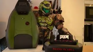 Doom Slayer unboxing noblechairs Doom The Dark Ages Legend gaming chair