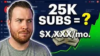 How Much Money I Make on YouTube with 25k Subscribers in 2025