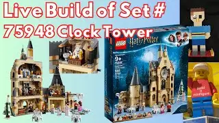 Set #75948, the Clock Tower Part 5 Live Build! Join Us!