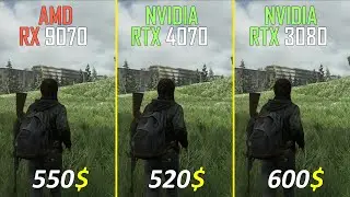 RX 9070 vs RTX 4070 vs RTX 3080 Test at 1440P and 4K