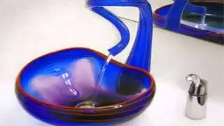 Glass bathroom sinks design ideas