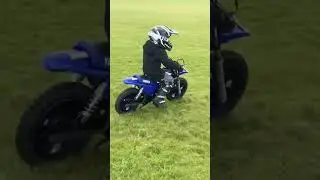upgraded 🤟🏼 #4yearold #motocrosskids #yamaha #yamahapw50