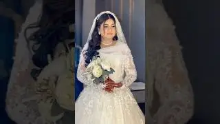Elegant Christian Bride Look 👰🏼✨ | Bridal Makeup Transformation #shorts