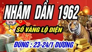 NHÂM DẦN 1962 Gặp Thiên Cơ! Tử Vi 23-24/1/2026! ÔM TRỌN KHO BÁU NHỜ SỐ VÀNG. KHÔNG XEM MẤT LỘC