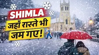 Shimla Came to a Complete Halt Due to Heavy Snow Storm ❄️ | Latest Update #shimla #snow #himachal 