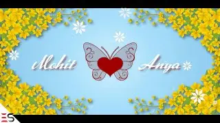 Wedding invitation blank video background | Download After Effects Template/Project