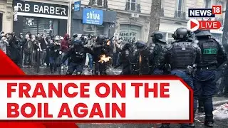 Unions Rekindle Protests Against France's Pension Reform Law | France Protests News LIVE | News18