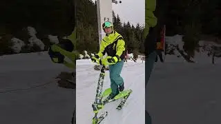 🇬🇧How to get off the button lift on Skki Trikke?/🇵🇱jak zejść z wyciągu talerzykowego na Skki Trikke?