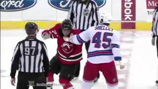 Jody Shelley vs Pierre-Luc Letourneau-Leblond Mar 10, 2010