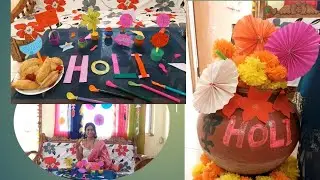 Holi backdrops decoration #home 🏡 #easydecor#holispecial