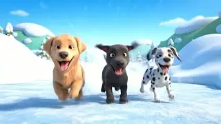 Paw Patrol Puppies Slipped on Ice Adventure | Kids Songs & Nursery Rhymes