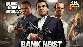 Grand Theft Auto V Gameplay Part 1 | Story Mode Bank Robbery | PS5 4K 60FPS | Yayawar Gaming