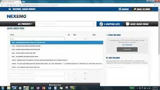 Create a Quick Order Form