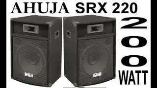 Ahuja SRX 220 (200 watt) Speaker Box Review #speaker #dj #sound