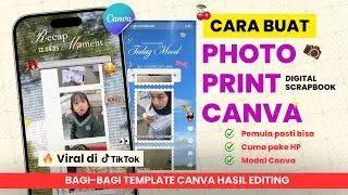 Cara Bikin Photo Print Aesthetic di Canva | Viral di TikTok!