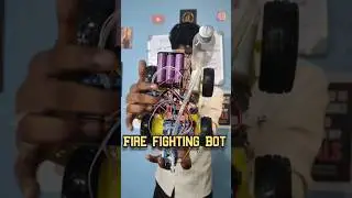 how to make a fire🔥fighting Bot🤖 #entrepreneur #experiment #smallbusiness #arduino #tech#robot#tips