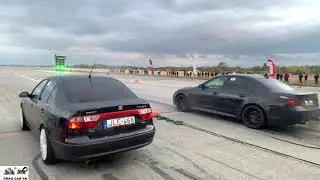 BMW e60 3.0D vs Seat Toledo 1.8 Turbo drag racing 1/4 mile 🚦🚗 - 4K