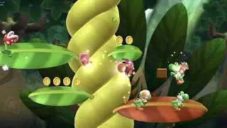 New Super Luigi U Deluxe (4 players troll coop): World3 Sparkling Waters
