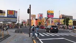 2018年足利花火大会開催前のアピタ前〜田中橋〜中橋〜足利市駅