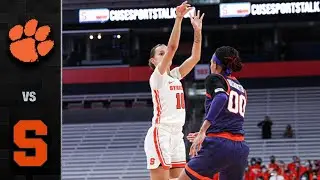 Clemson vs. Syracuse Women's Basketball Highlights (2021-22)