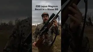 Патрон .338 Lapua Magnum из Blaser R8&hellip; отдача просто невероятная 💥