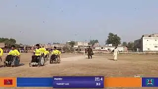 6th Malik Feroz Khan noon T20 wheelchair cricket Tournament bhalwal  | Mandi Bahauddin | V | Mardan